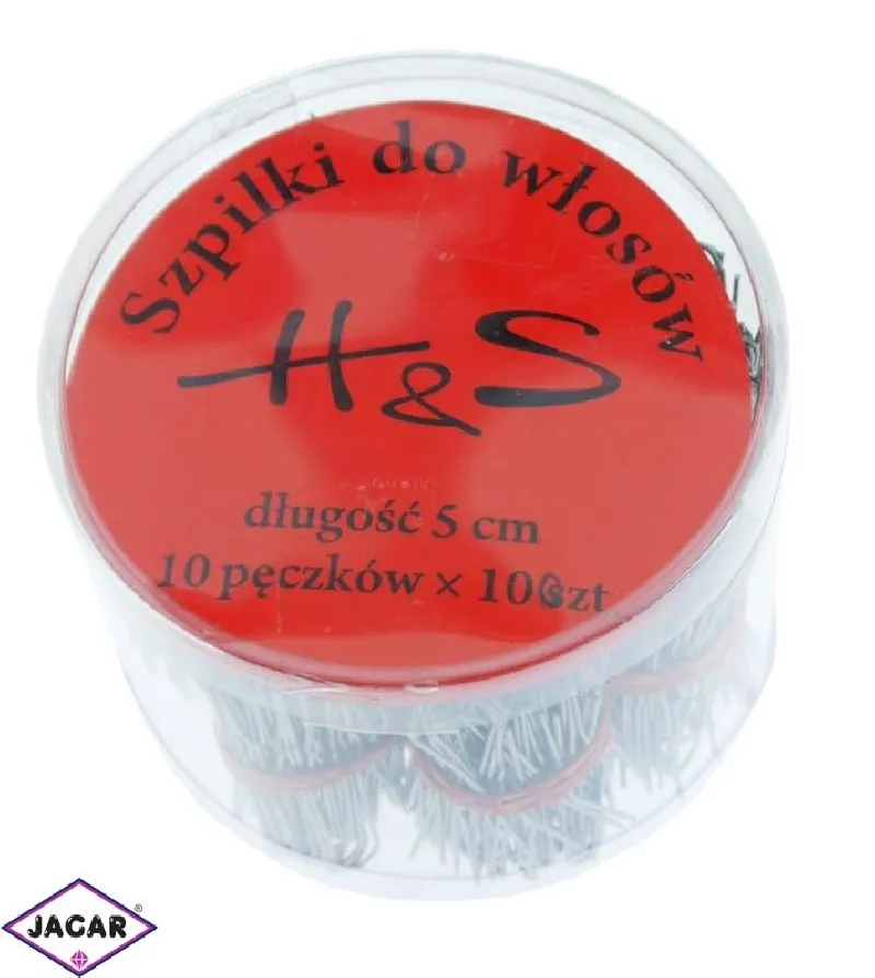 Szpilki do włosów - kokówki 1000szt dł 5cm WS25 Szpilki do włosów - kokówki 1000szt dł 5cm WS25