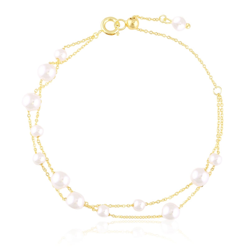 Bransoletka 14k z perełkami Moonriver BP22918 Bransoletka 14k z perełkami Moonriver BP22918