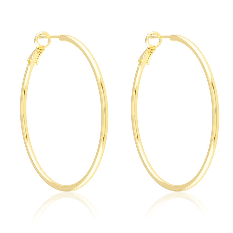 Kolczyki 14k koła 5cm Milan EAP44757 Kolczyki 14k koła 5cm Milan EAP44757