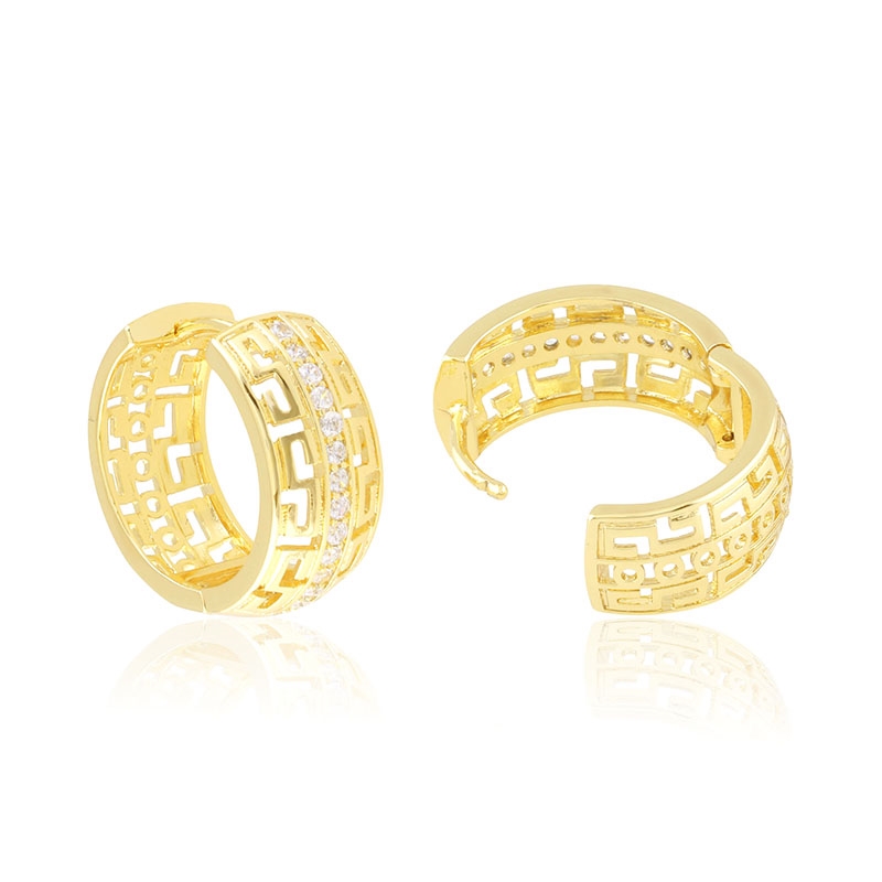 Kolczyki 14k grecki wzór Xuping EAP44799 Kolczyki 14k grecki wzór Xuping EAP44799