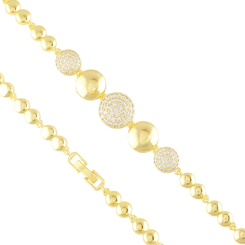 Bransoletka 14k z kryształkami LUNA BP22944 Bransoletka 14k z kryształkami LUNA BP22944