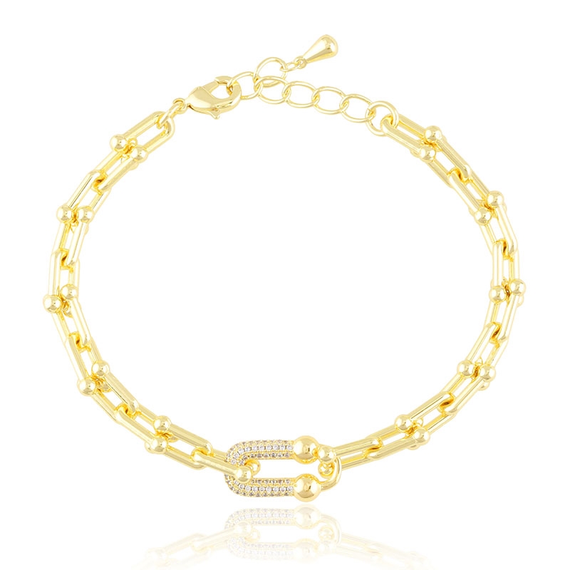 Bransoletka 14k z kryształkami LUNA BP22945 Bransoletka 14k z kryształkami LUNA BP22945