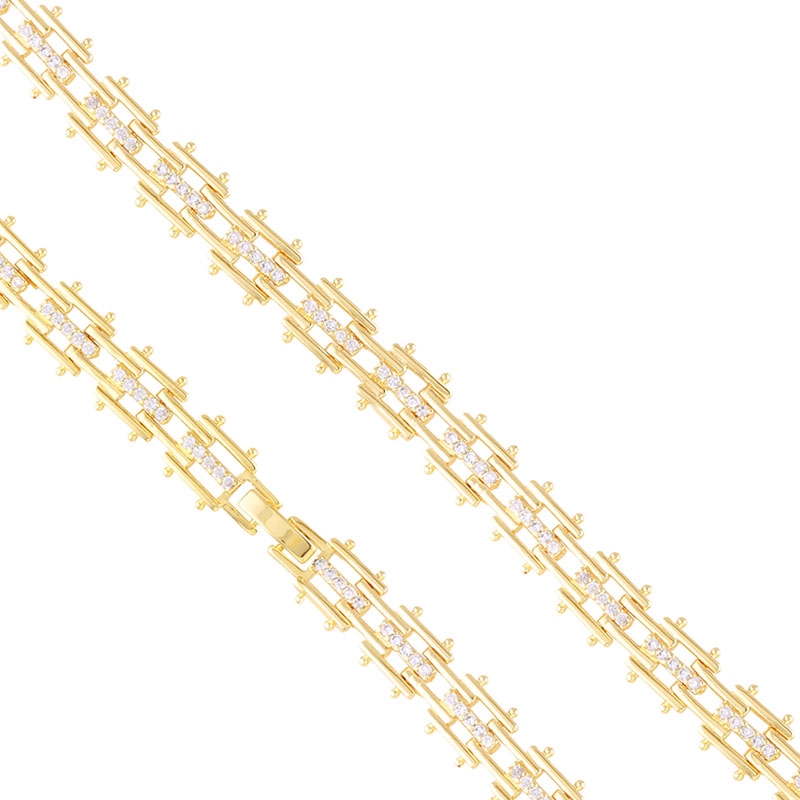 Bransoletka 14k z kryształkami Milan BP22948 Bransoletka 14k z kryształkami Milan BP22948