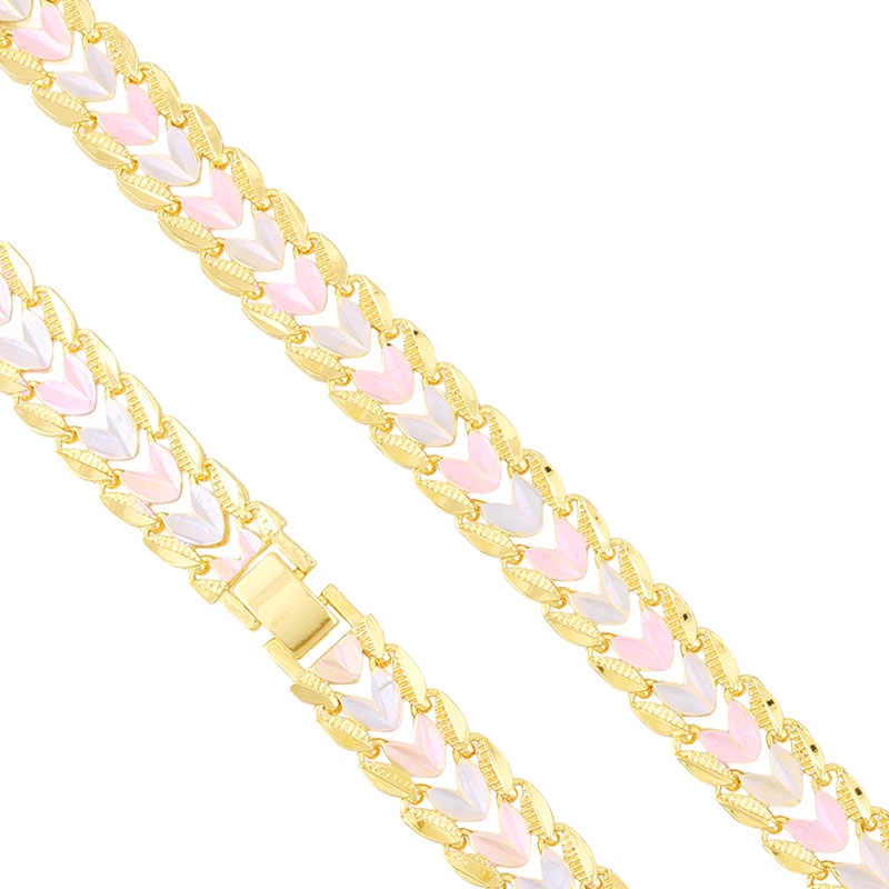 Bransoletka 14k bicolor LUNA BP22954 Bransoletka 14k bicolor LUNA BP22954