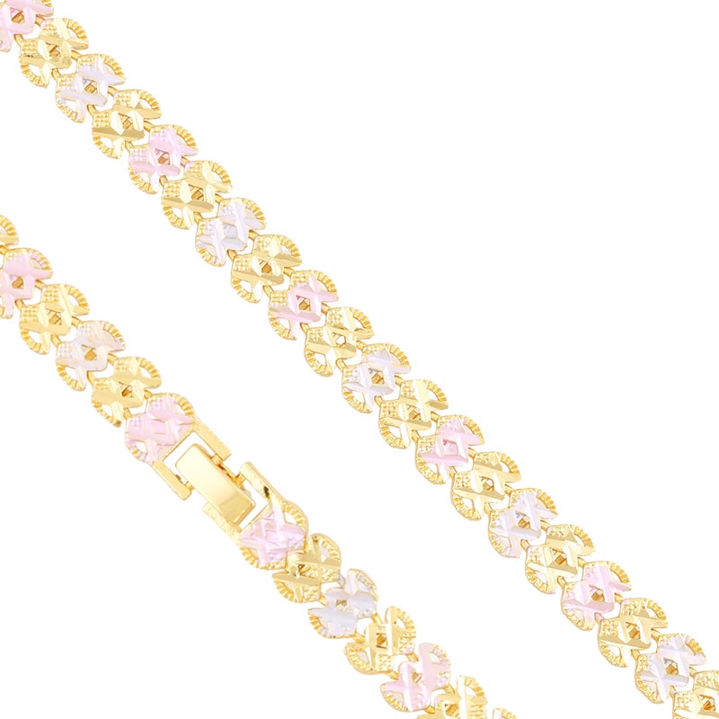 Bransoletka 14k bicolor LUNA BP22956 Bransoletka 14k bicolor LUNA BP22956