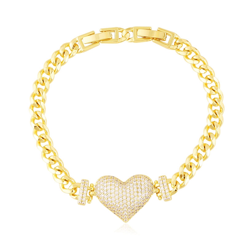Bransoletka 14k z kryształkami Xuping BP22961 Bransoletka 14k z kryształkami Xuping BP22961