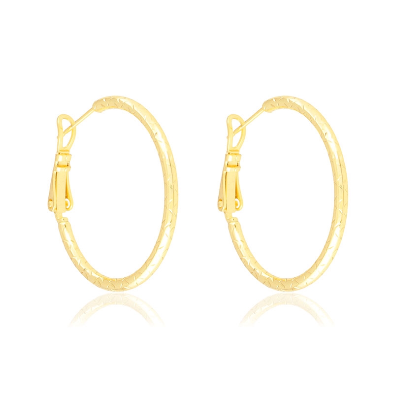 Kolczyki 14k koła 3cm Xuping EAP44804 Kolczyki 14k koła 3cm Xuping EAP44804