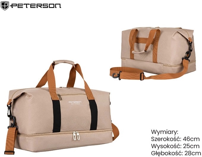 Torba podróżna PTN 23145 Beige TD1362 Torba podróżna PTN 23145 Beige TD1362