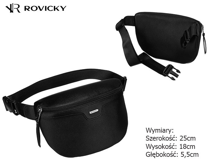 Saszetka PU R-103-01 Black TD1364 Saszetka PU R-103-01 Black TD1364