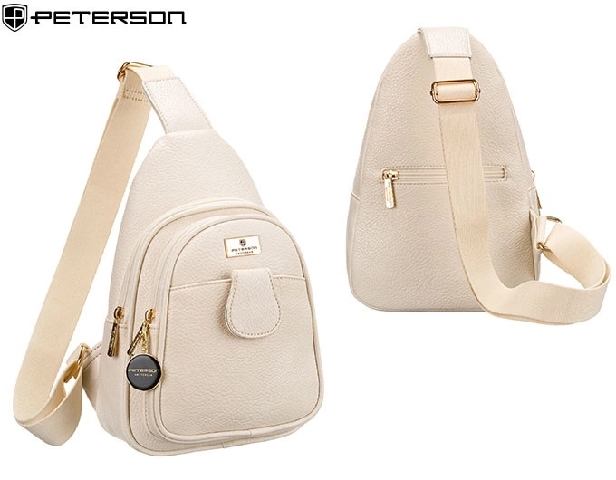 Plecak saszetka PU PTN SSY-1-F19 L.Beige PL550 Plecak saszetka PU PTN SSY-1-F19 L.Beige PL550