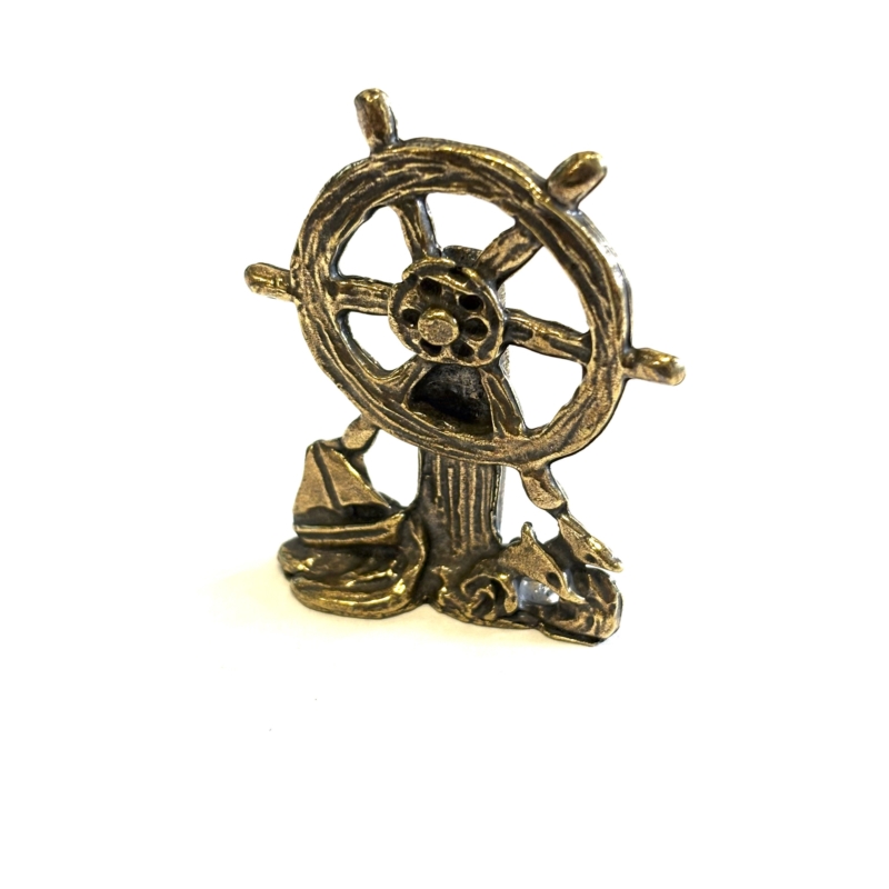 Figurka metalowa - koło sterowe - FR79 Figurka metalowa - koło sterowe - FR79