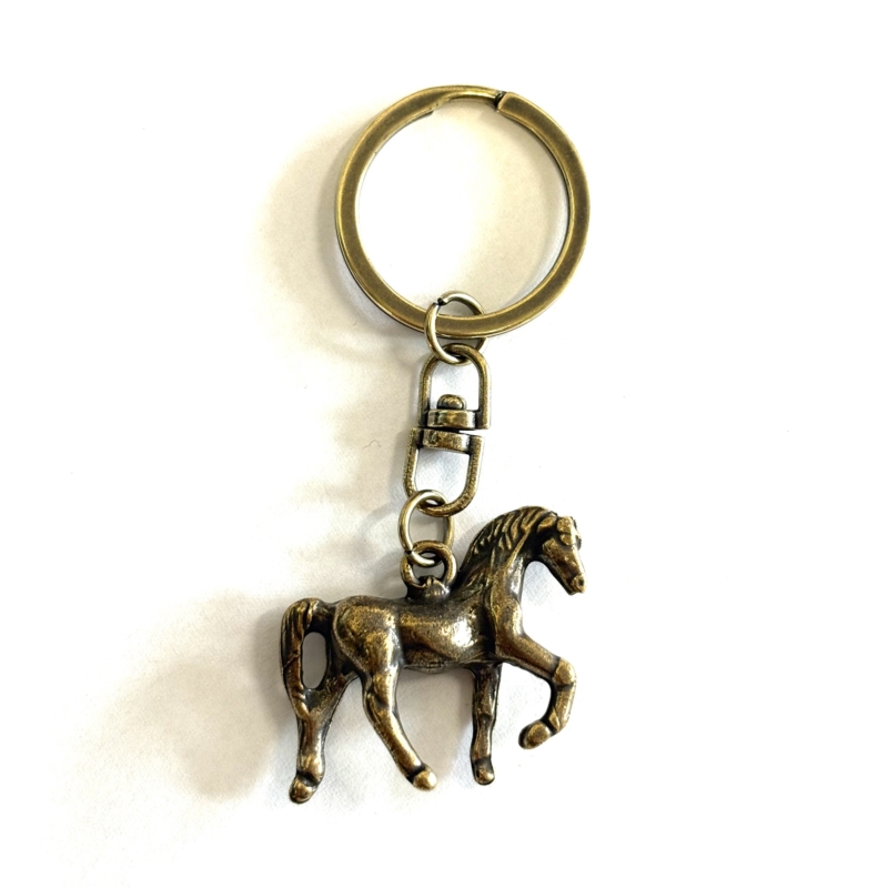 Brelok metalowy - koń - 8cm - BM109