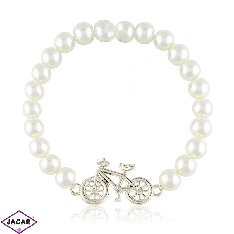 Bransoletka perełkowa - bike - BRA1588 Bransoletka perełkowa - bike - BRA1588