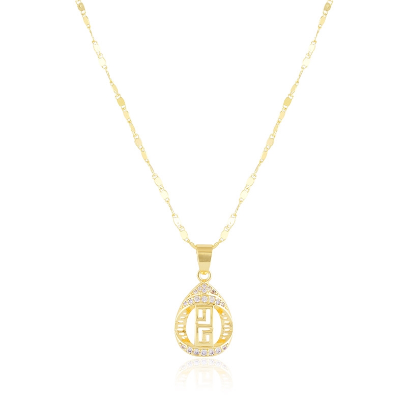 Celebrytka 14k grecki wzór Milan CP18635 Celebrytka 14k grecki wzór Milan CP18635
