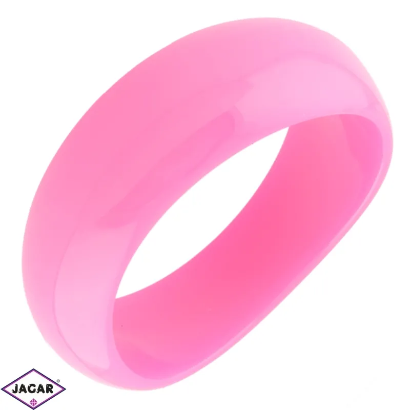 Bransoletka sztywna plastikowa - pink - BRA1715 Bransoletka sztywna plastikowa - pink - BRA1715