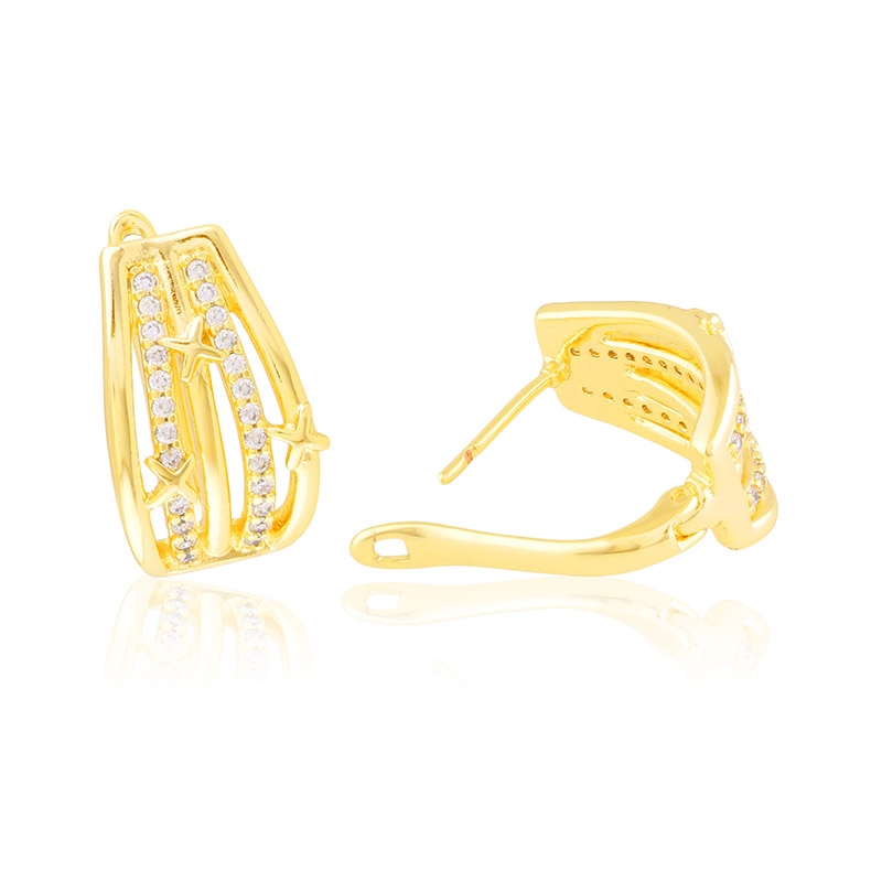 Kolczyki 14k z kryształkami Xuping EAP45005 Kolczyki 14k z kryształkami Xuping EAP45005