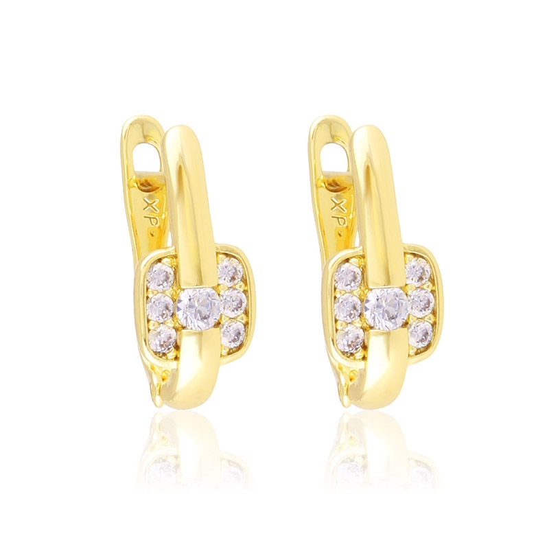 Kolczyki 14k z kryształkami Xuping EAP45036 Kolczyki 14k z kryształkami Xuping EAP45036