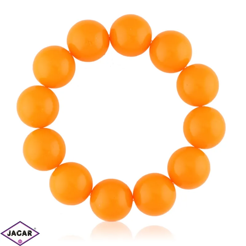 Bransoletka z koralików - orange - BRA1750