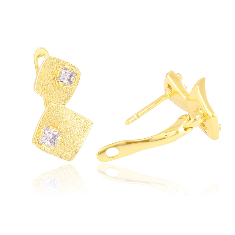 Kolczyki 14k z kryształkami Xuping EAP45091