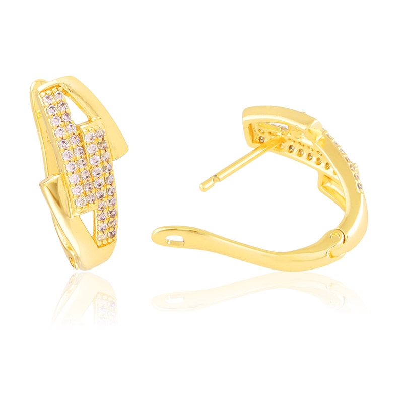 Kolczyki 14k z kryształkami Xuping EAP45093