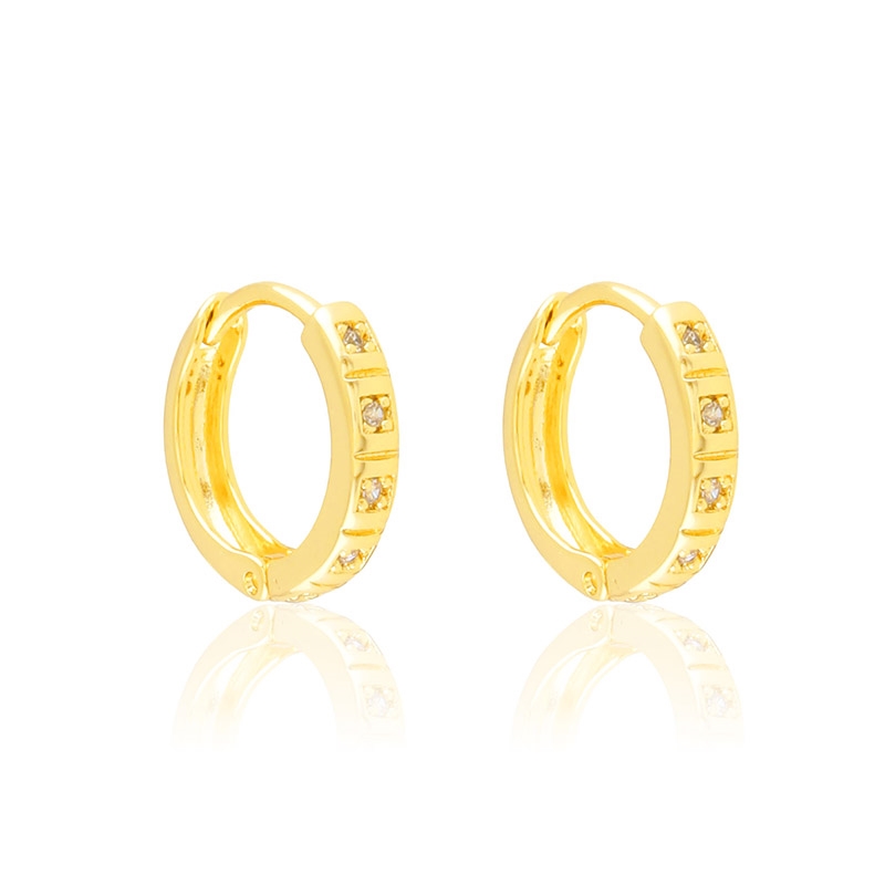 Kolczyki 14k z kryształkami Xuping EAP45098