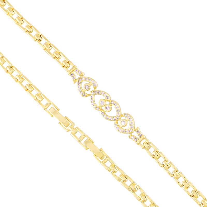 Bransoletka 14k z kryształkami LUNA BP23126 Bransoletka 14k z kryształkami LUNA BP23126