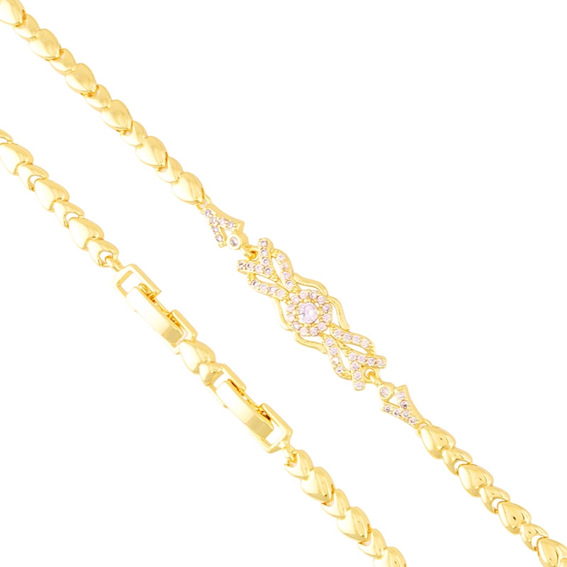 Bransoletka 14k z kryształkami LUNA BP23127 Bransoletka 14k z kryształkami LUNA BP23127