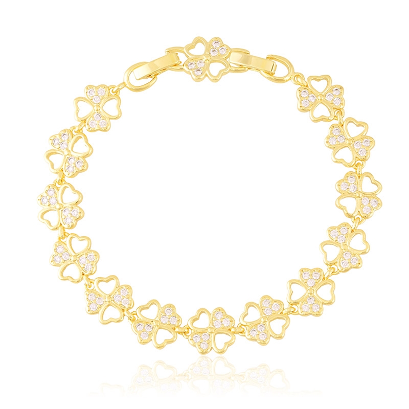 Bransoletka 14k z kryształkami LUNA BP23130 Bransoletka 14k z kryształkami LUNA BP23130