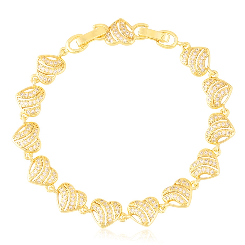 Bransoletka 14k z kryształkami BP23141 Bransoletka 14k z kryształkami BP23141