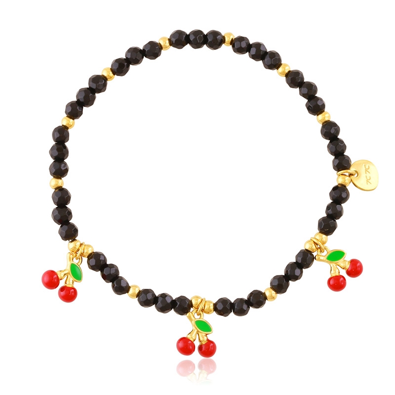 Bransoletka 14k z wisienkami 7C7C BP23185 Bransoletka 14k z wisienkami 7C7C BP23185