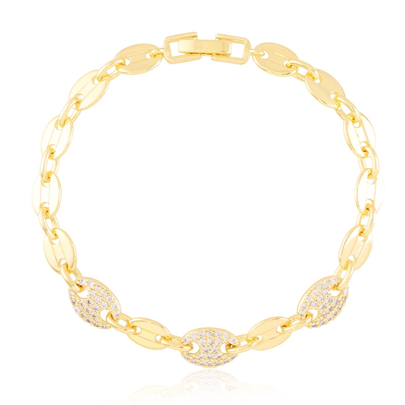 Bransoletka 14k z kryształkami LUNA BP23202 Bransoletka 14k z kryształkami LUNA BP23202