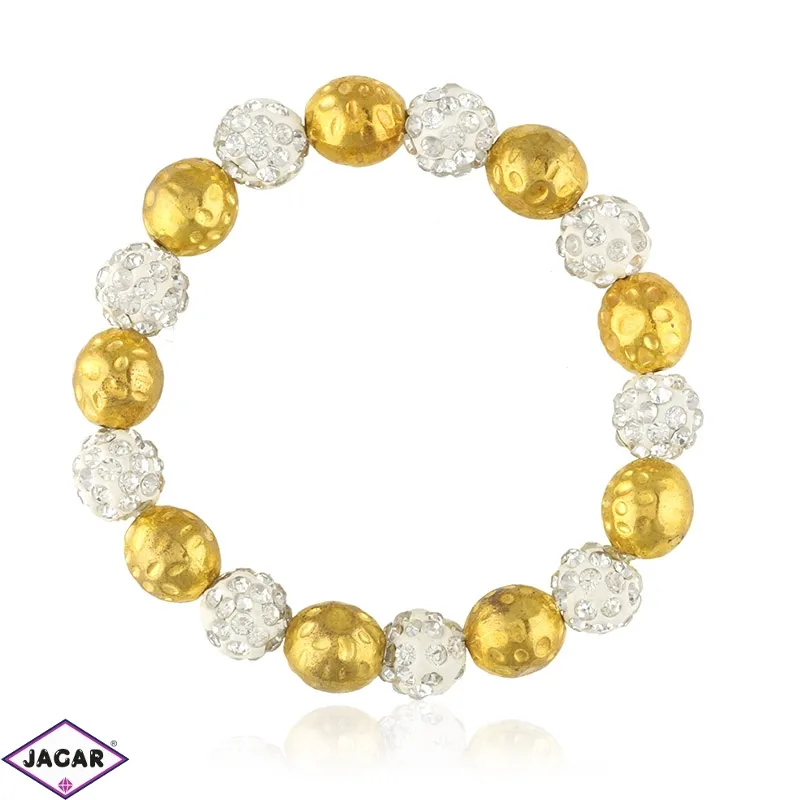 Bransoletka koraliki shamballa - BRA1927 Bransoletka koraliki shamballa - BRA1927