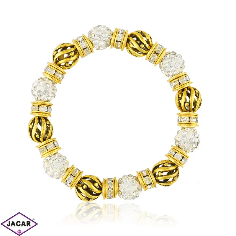 Bransoletka koraliki shamballa - BRA1928 Bransoletka koraliki shamballa - BRA1928
