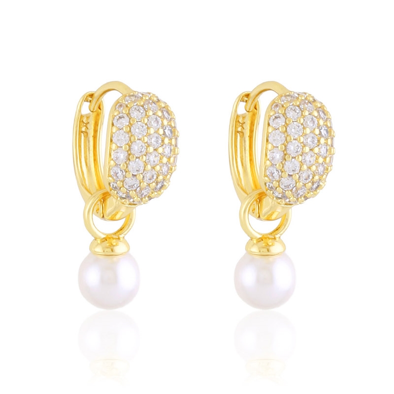 Kolczyki 14k z perełką Xuping EAP45251