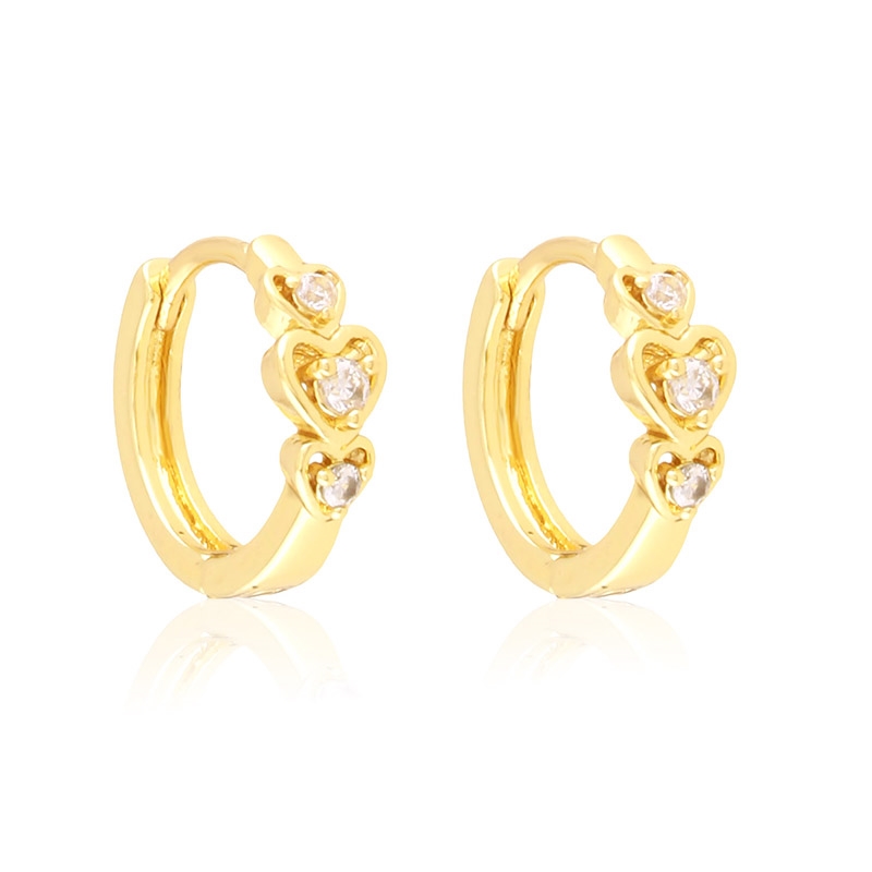 Kolczyki 14k z kryształkami Xuping EAP45258