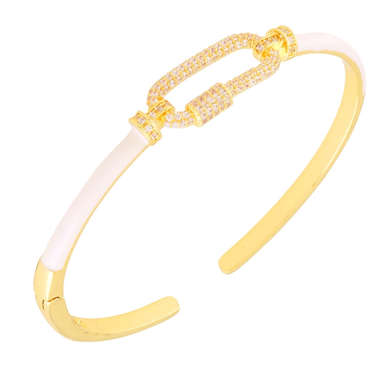 Bransoletka 14k sztywna emaliowana BP23234 Bransoletka 14k sztywna emaliowana BP23234