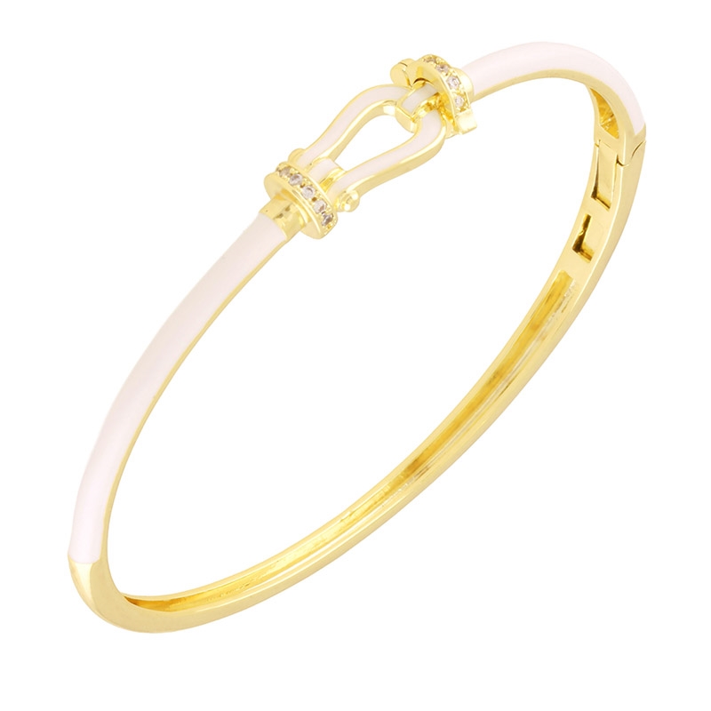 Bransoletka 14k sztywna emaliowana BP23238 Bransoletka 14k sztywna emaliowana BP23238