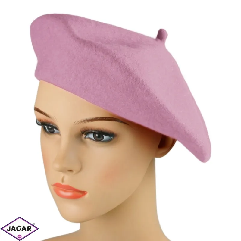Beret damski Rabionek - różowy - RB25 Beret damski Rabionek - różowy - RB25