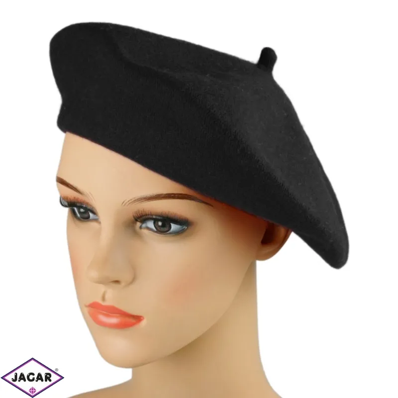 Beret damski Rabionek - czarny - RB50 Beret damski Rabionek - czarny - RB50