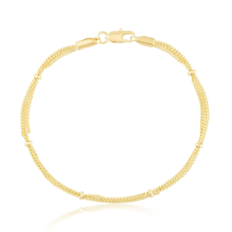 Bransoletka 14k linka 3szt/op LUNA BP23301 Bransoletka 14k linka 3szt/op LUNA BP23301