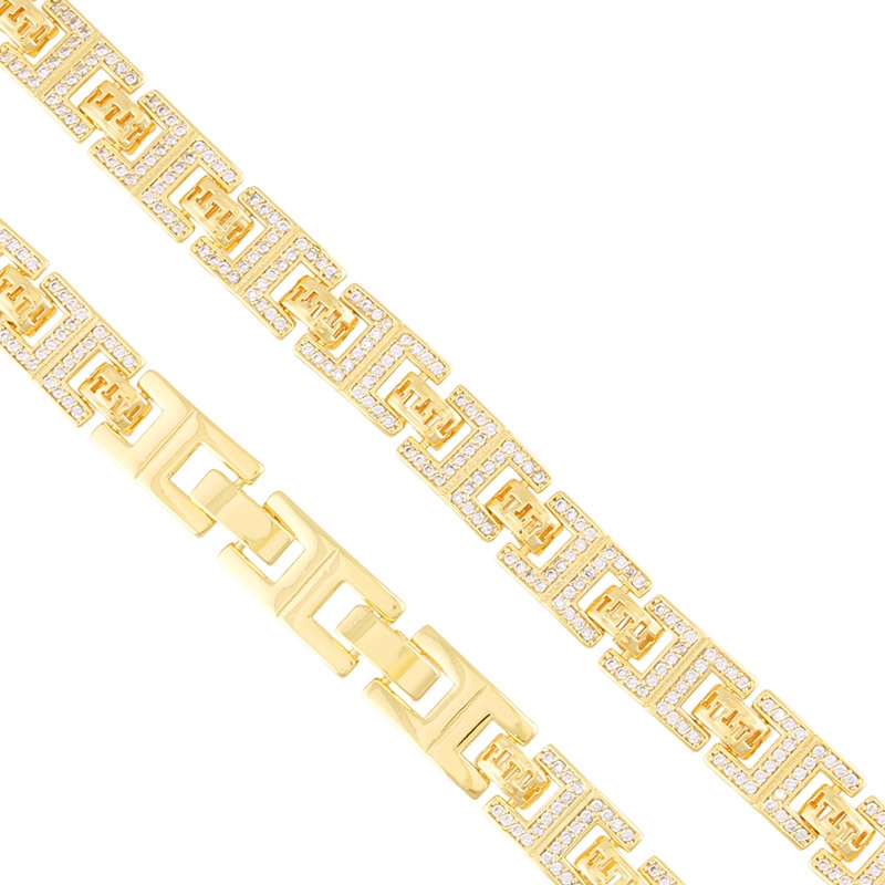 Bransoletka 14k grecki wzór Milan BP23305 Bransoletka 14k grecki wzór Milan BP23305