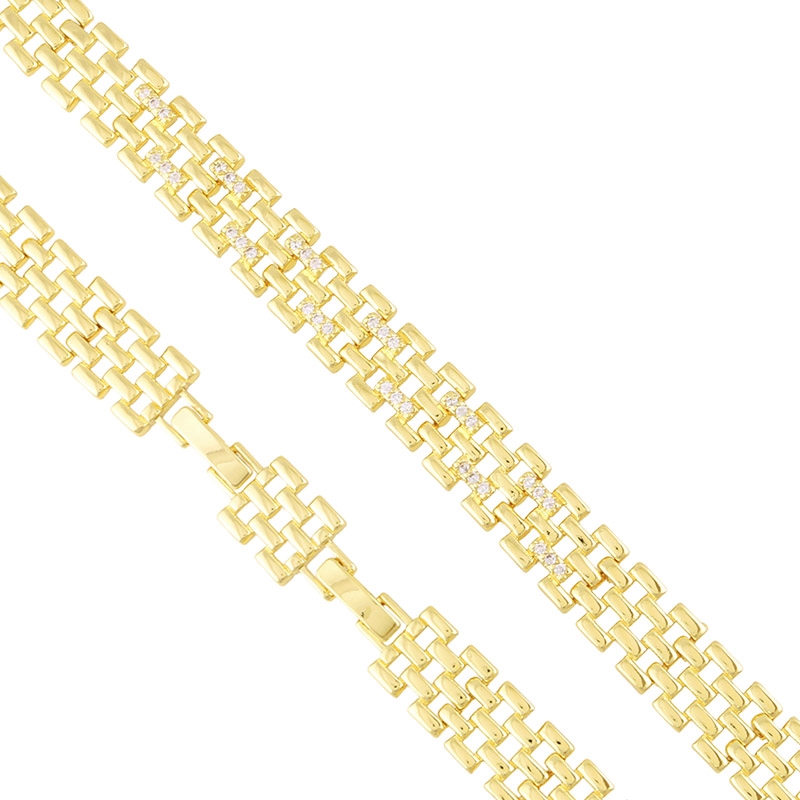 Bransoletka 14k z kryształkami Milan BP23309 Bransoletka 14k z kryształkami Milan BP23309