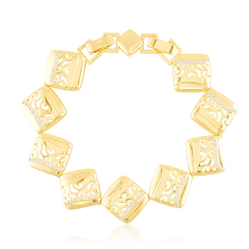 Bransoletka 14k z kryształkami Milan BP23314 Bransoletka 14k z kryształkami Milan BP23314