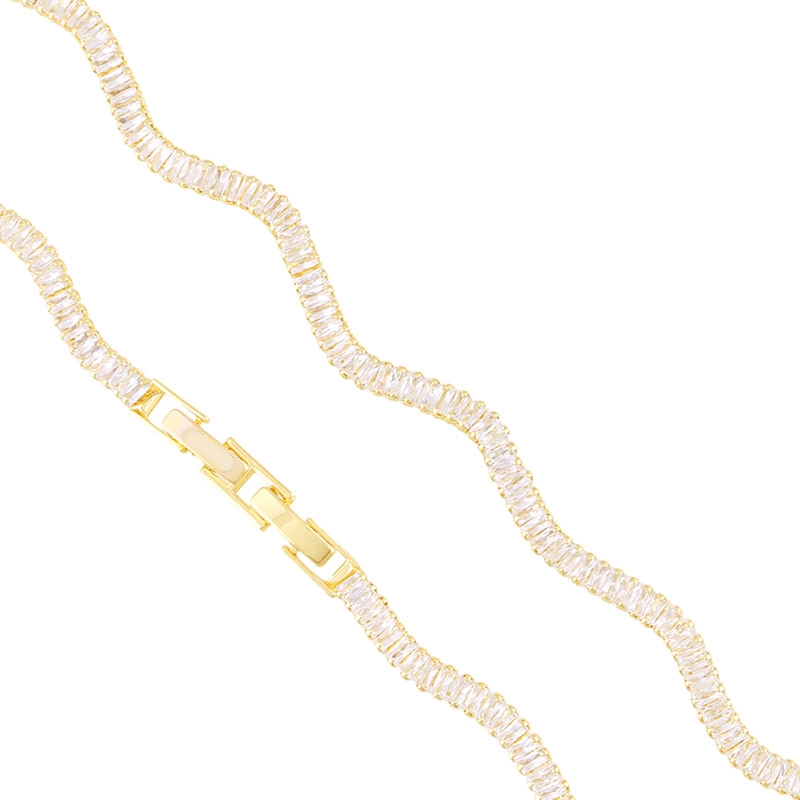 Bransoletka 14k z kryształkami Milan BP23315