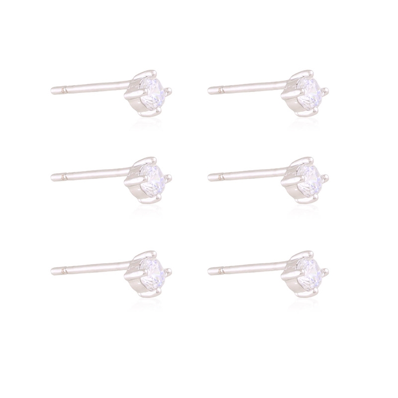 Kolczyki 14k sztyfty 3pary/op EAP45402 Kolczyki 14k sztyfty 3pary/op EAP45402