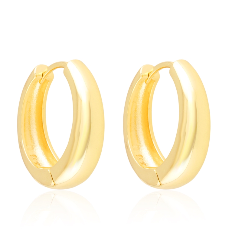 Kolczyki 14k koła 3cm Milan EAP45436 Kolczyki 14k koła 3cm Milan EAP45436