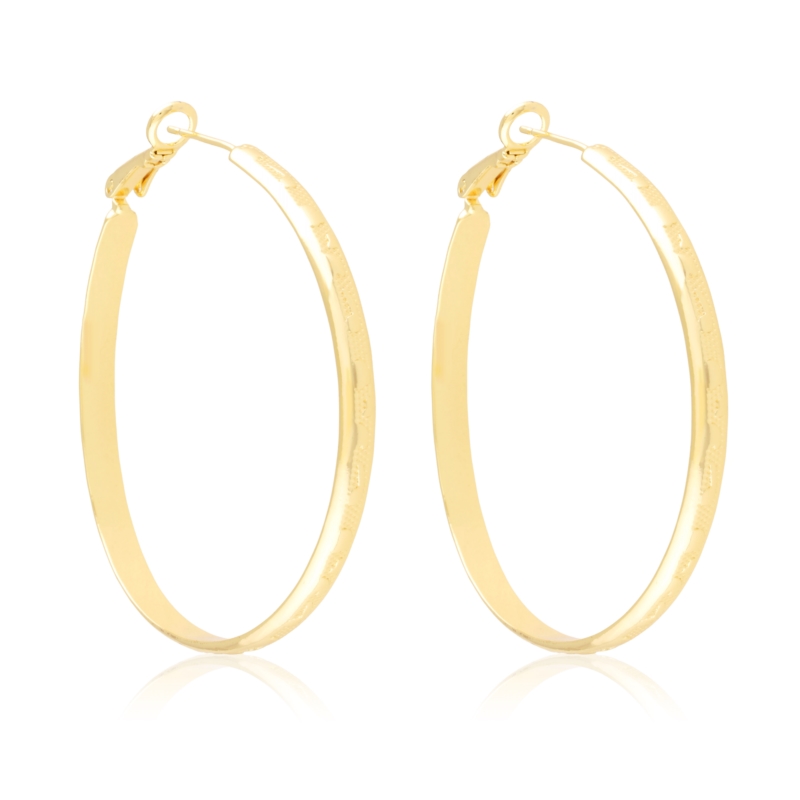 Kolczyki 14k koła 5cm Milan EAP45437 Kolczyki 14k koła 5cm Milan EAP45437