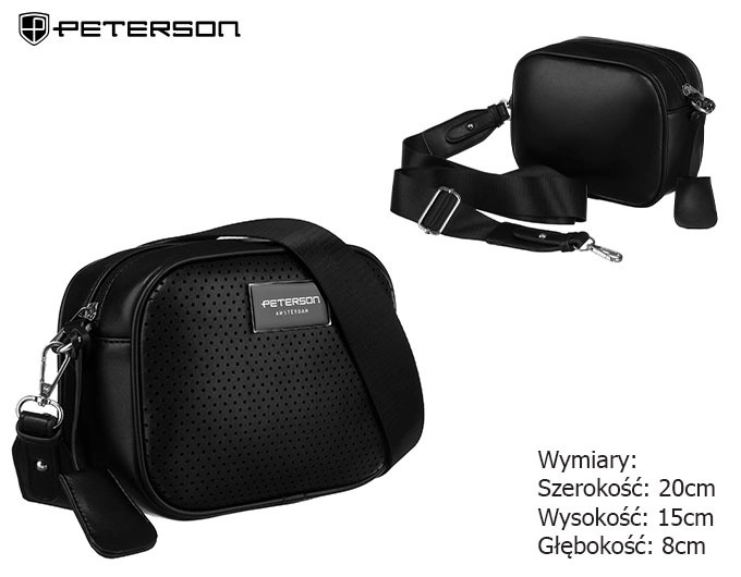 Torebka damska PTN-ALE-6 Black TD1375 Torebka damska PTN-ALE-6 Black TD1375