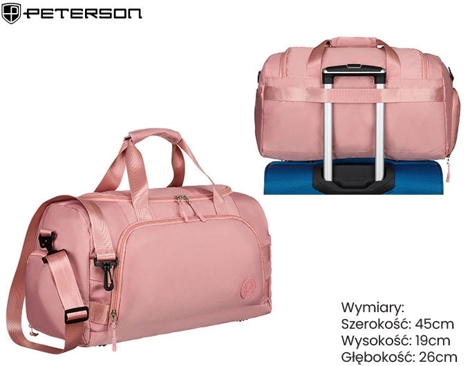 Torba podróżna PTN 24427 Pink TD1377 Torba podróżna PTN 24427 Pink TD1377