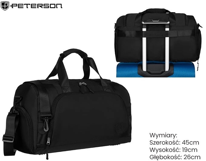 Torba podróżna PTN 24427 Black TD1378 Torba podróżna PTN 24427 Black TD1378
